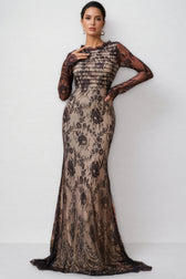 Remington Mesh Fishtail Maxi Dress - View 5