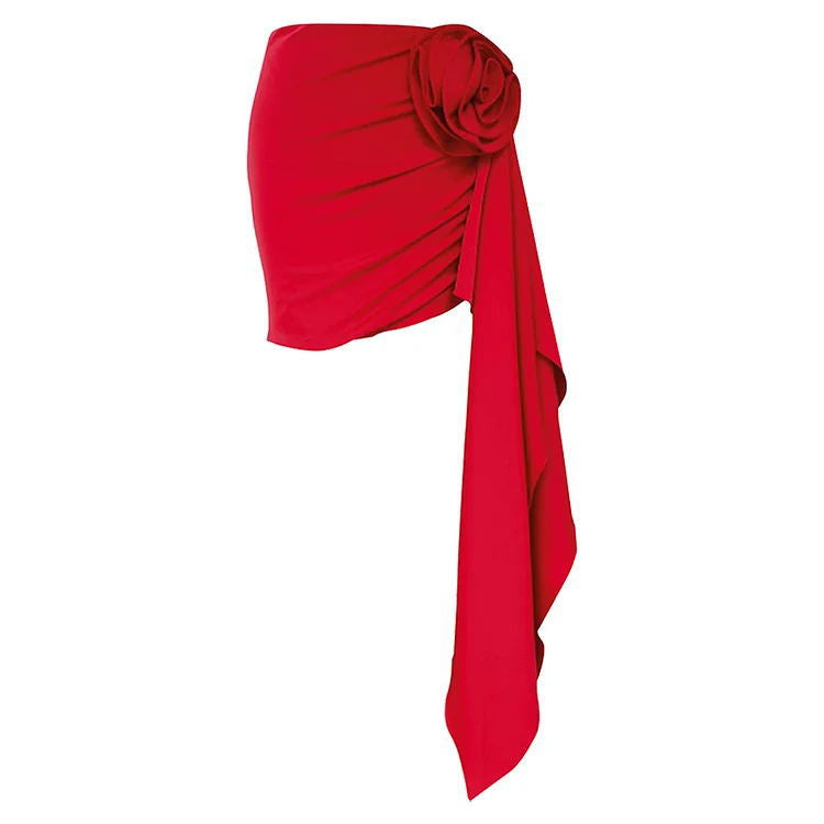 Salsa Swimsuit Skirt - Red