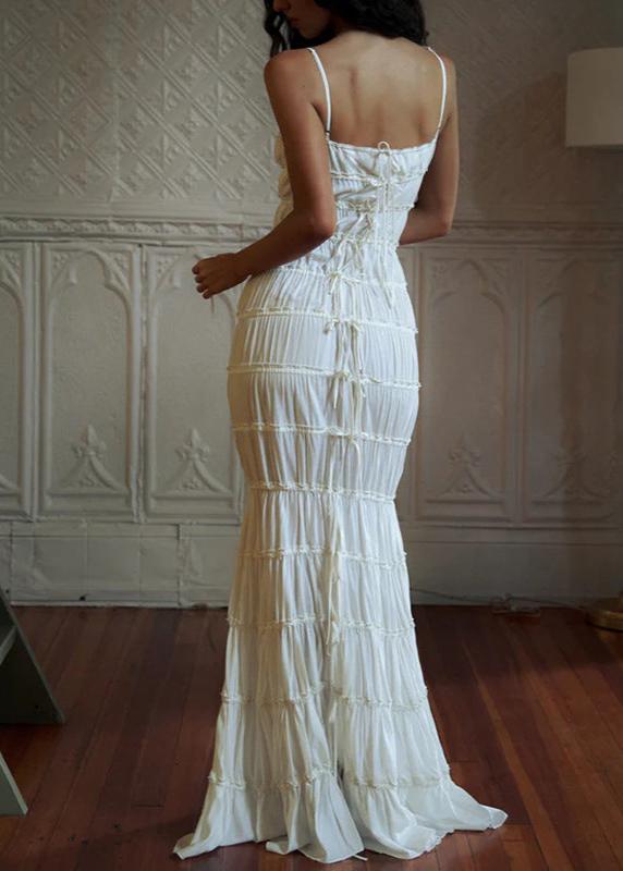 Siena TieRed Ruched Maxi Dress