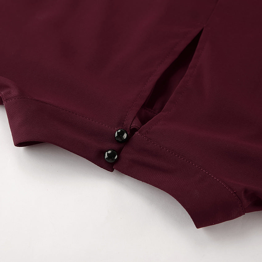 Sansa Top - Maroon