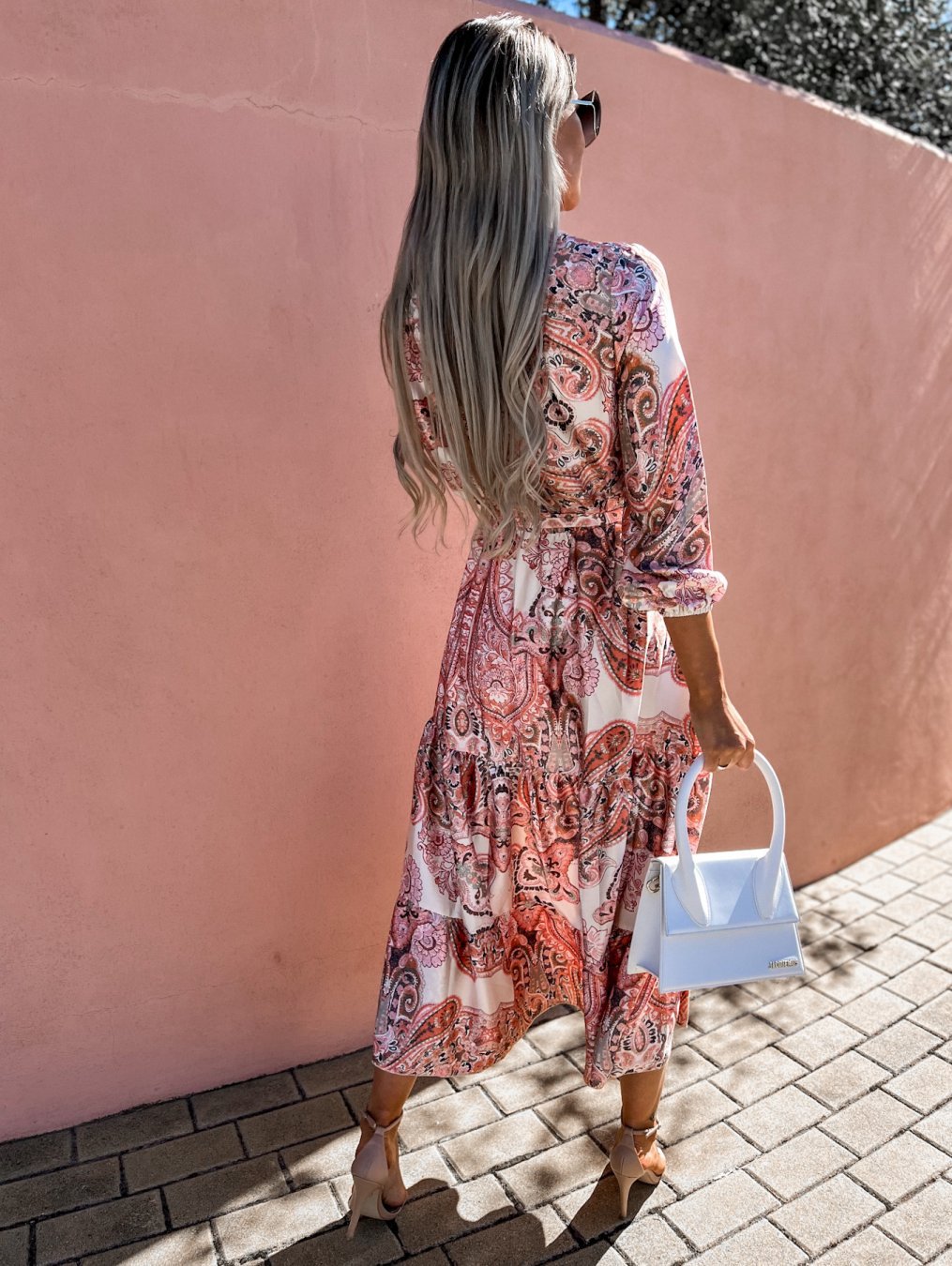 Katerina Printed Tiered Midi Dress - FINAL SALE