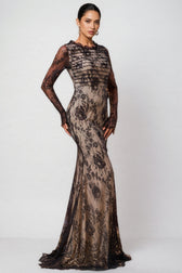 Remington Mesh Fishtail Maxi Dress - View 2