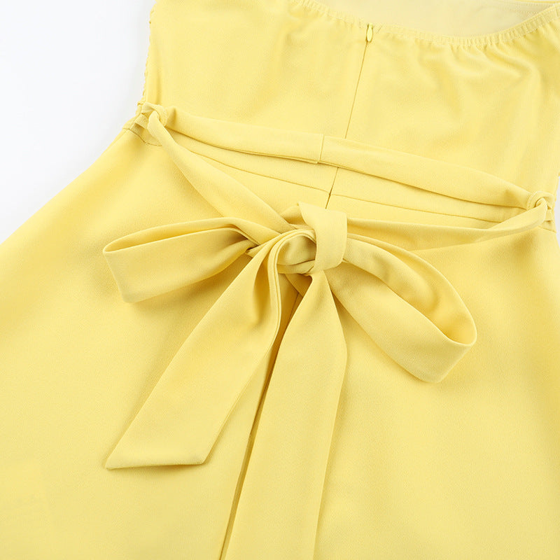 Tansy Mini Dress - Yellow