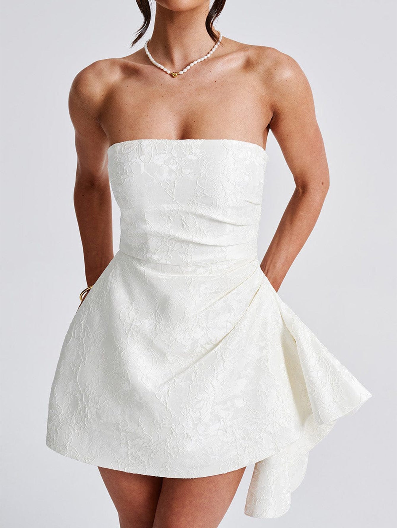 Party Evening Strapless Dress