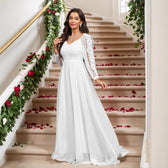 Lace Long Sleeve Dress Jumpsuit Lace Cocktail Wedding Dress - View 4