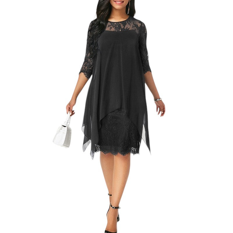Aurelia | Lace Dress Black