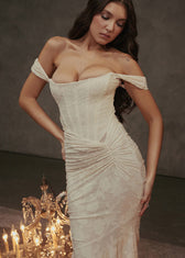 Rosalie - Off-Shoulder Lace Mermaid Dress 7