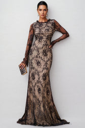 Remington Mesh Fishtail Maxi Dress - View 6