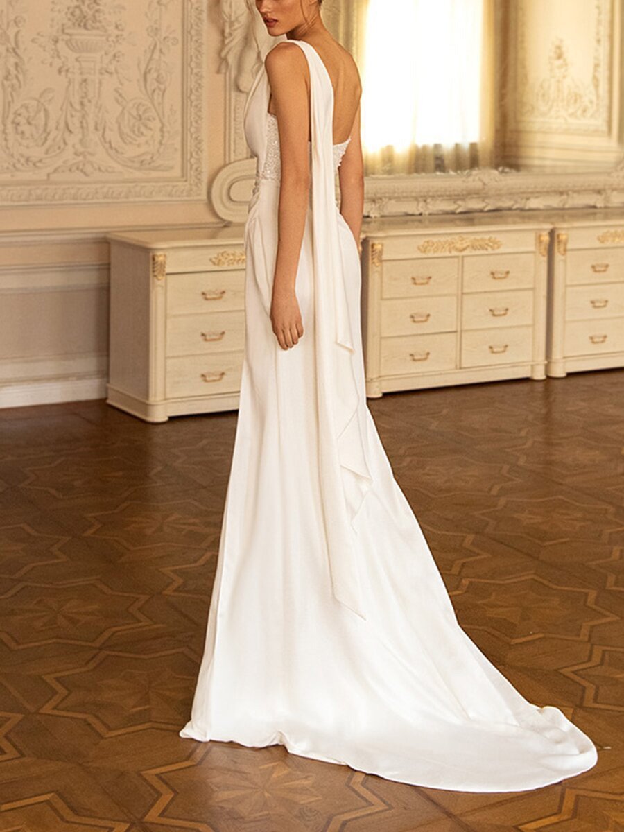 Tube Top Slit Dress Trailing Direct Supply