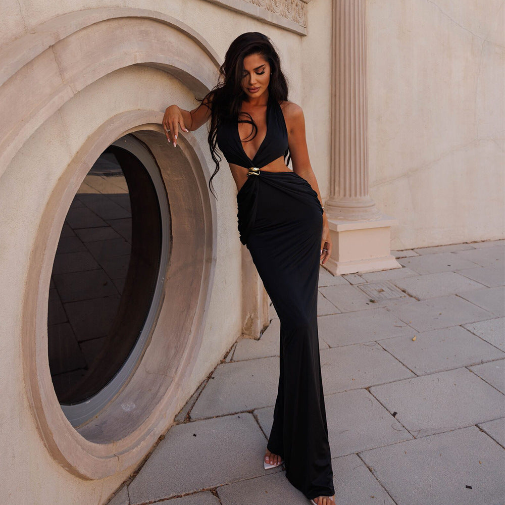 Yaren Maxi Dress Black