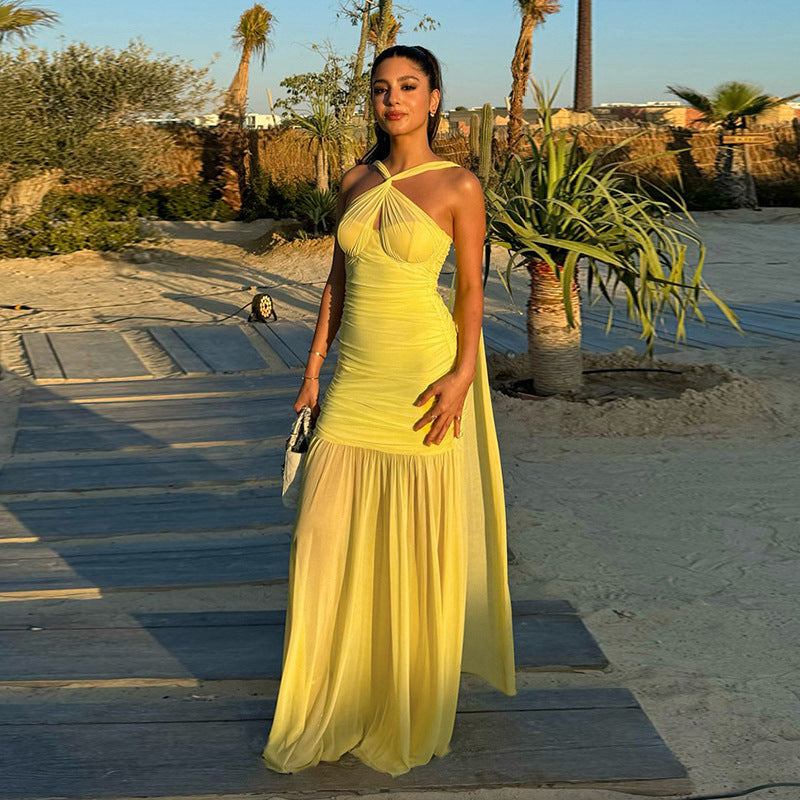 Canaria Maxi Dress - Yellow