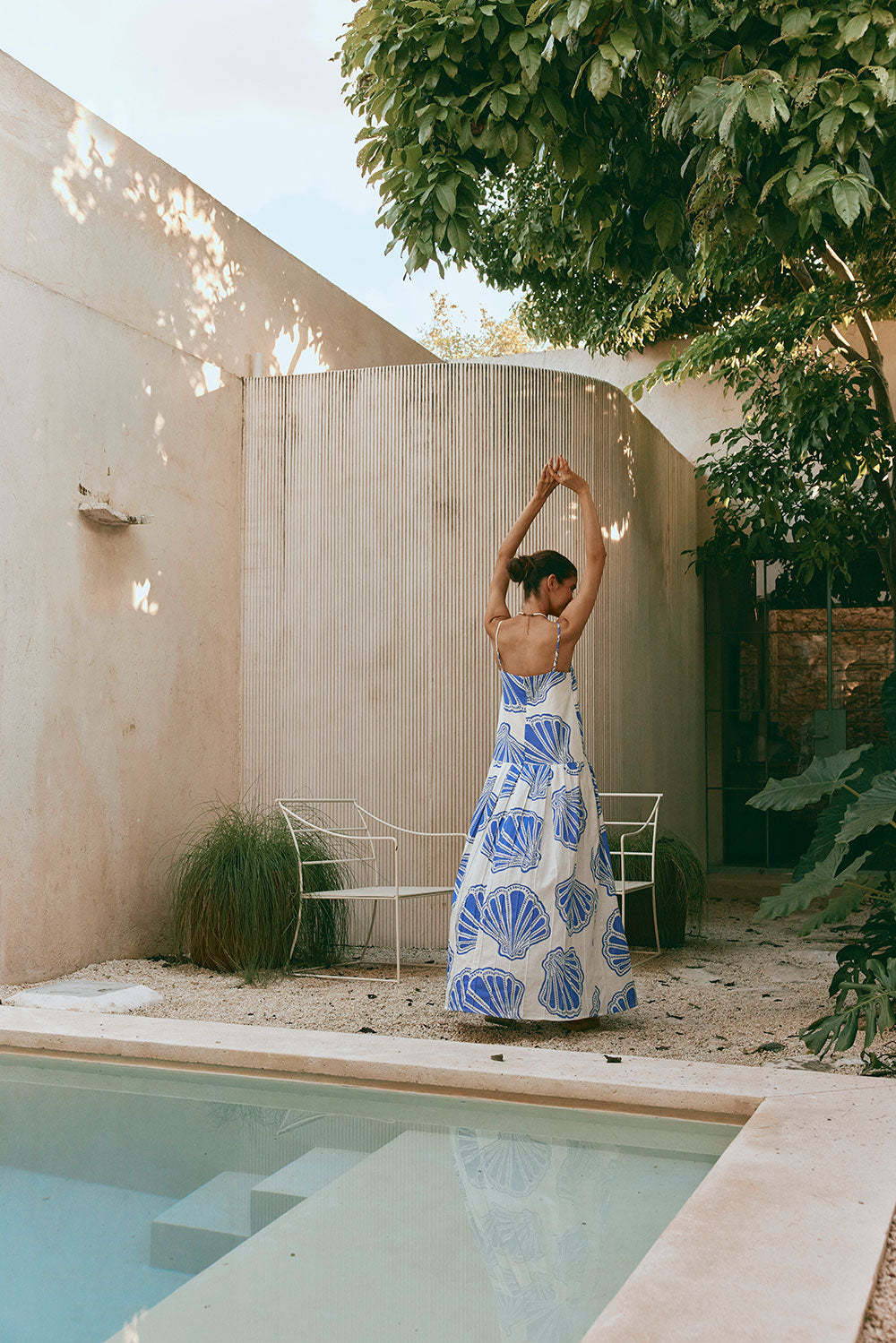 Marino Maxi Dress - Blue