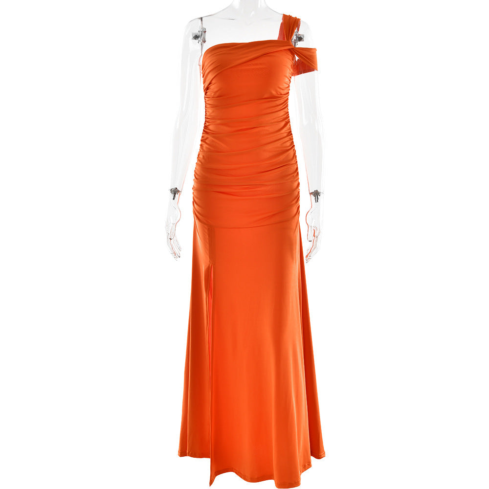 Elara Maxi Dress- Orange