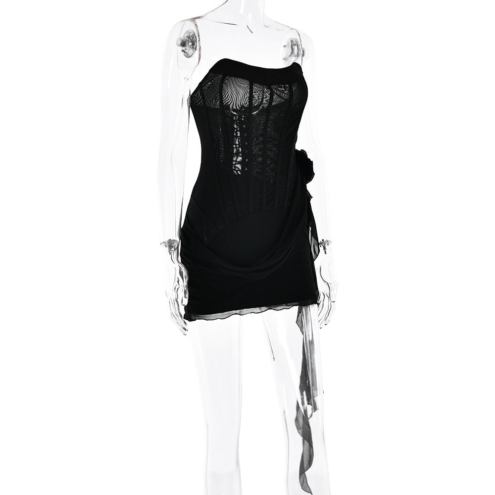 Lorene Mini Dress - Black