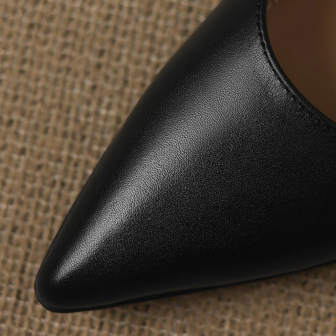 Pointed Toe Kitten Heel Pumps