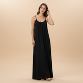 Spaghetti Strap Loose Fit Maxi Dress 19
