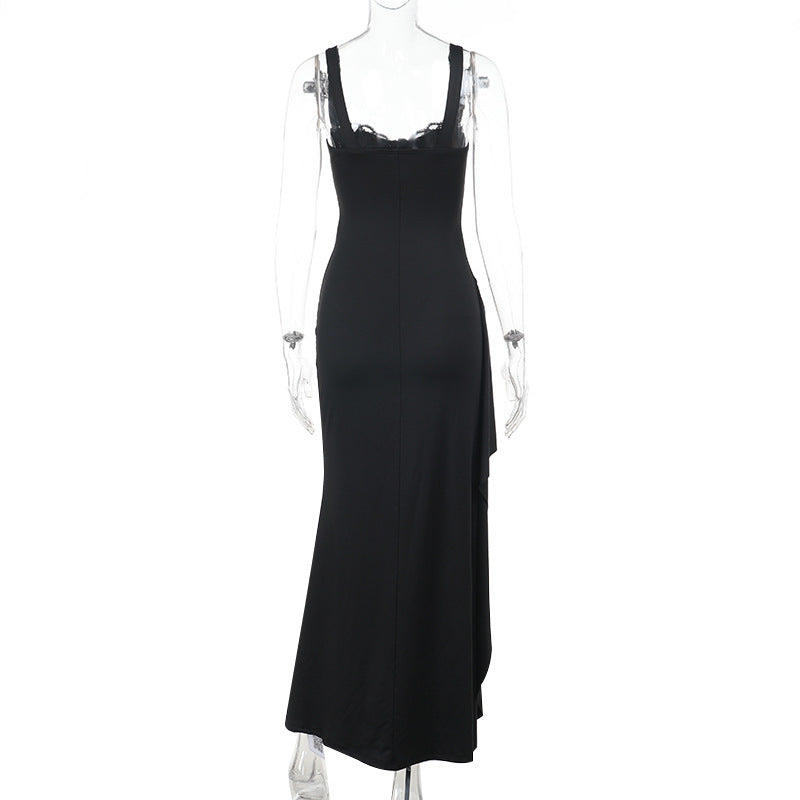Irish Slit Dress Black