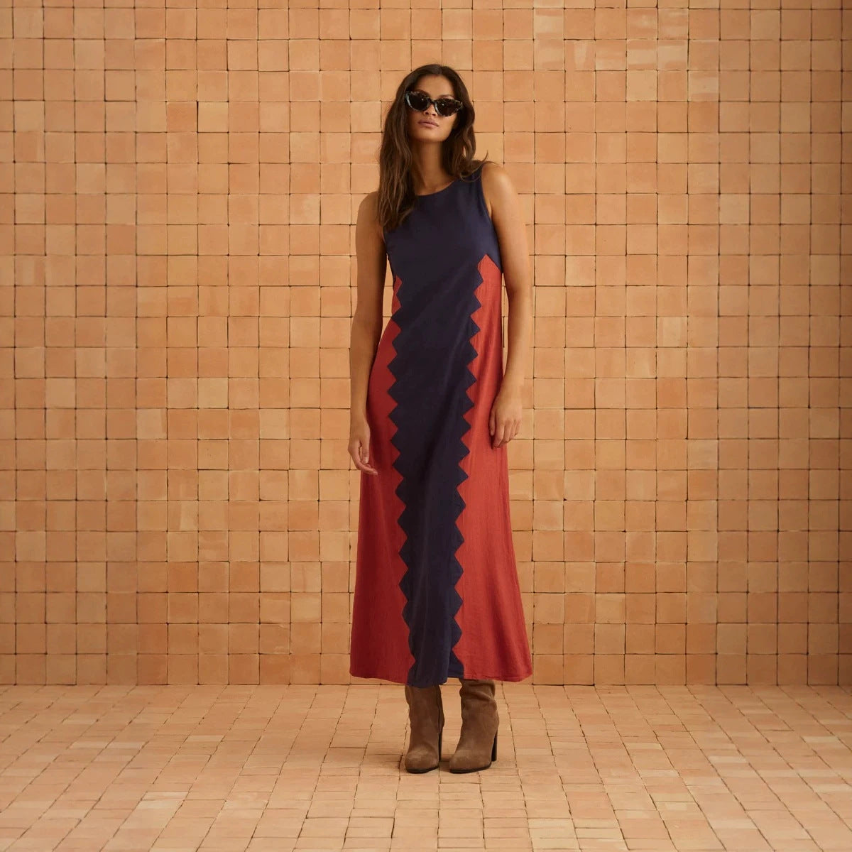 Navy Blue Red Matching