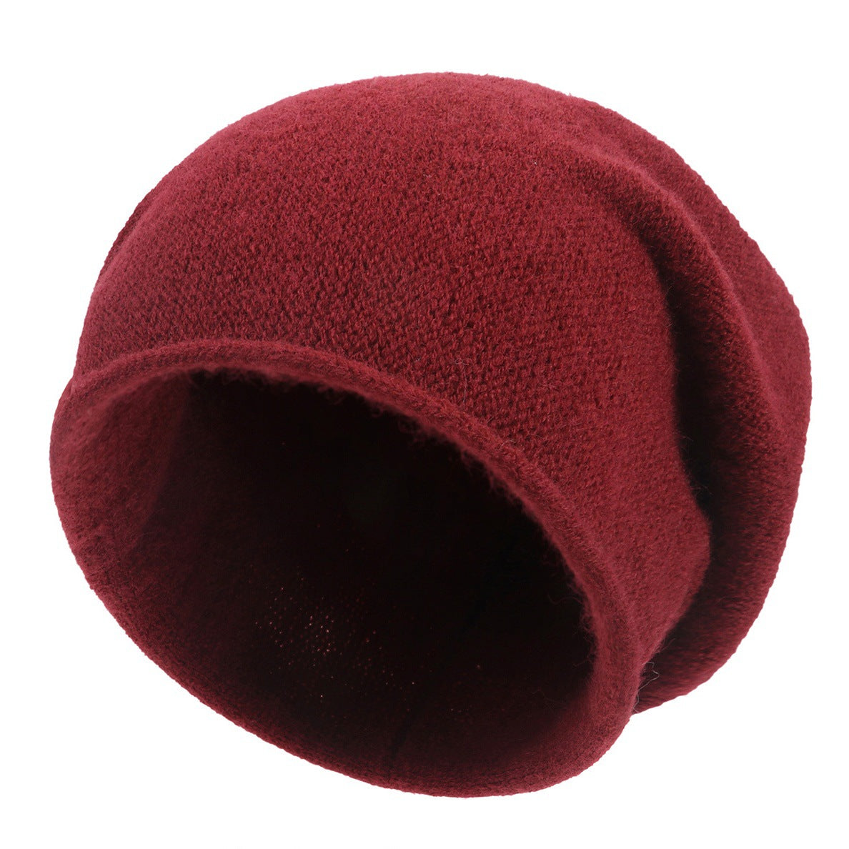 Slouchy Ribbed Knit Beanie