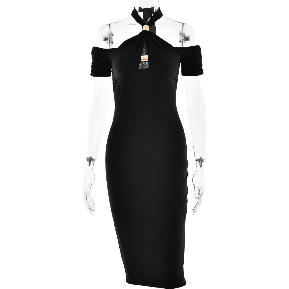 Mella Midi Dress - Black