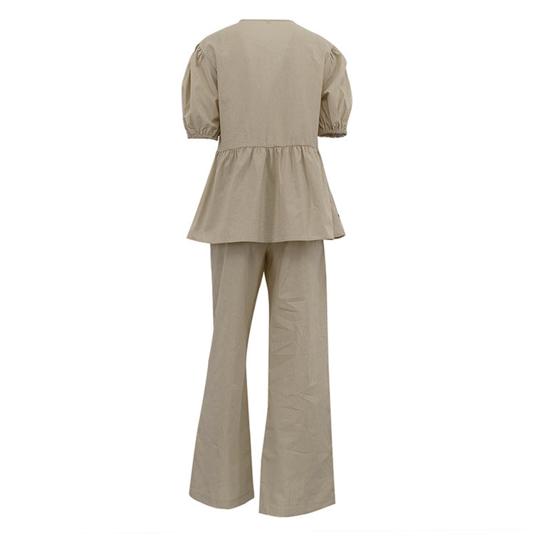 Marinda Co-ord Set - Khaki