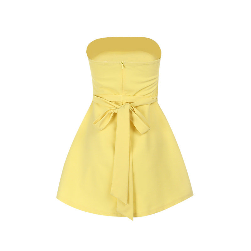 Tansy Mini Dress Yellow