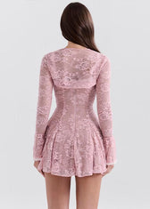 Seraphina Lace Mini Dress - View 2