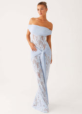 Sheer Lace Cutout Ribbon Bodycon Lace Dress
