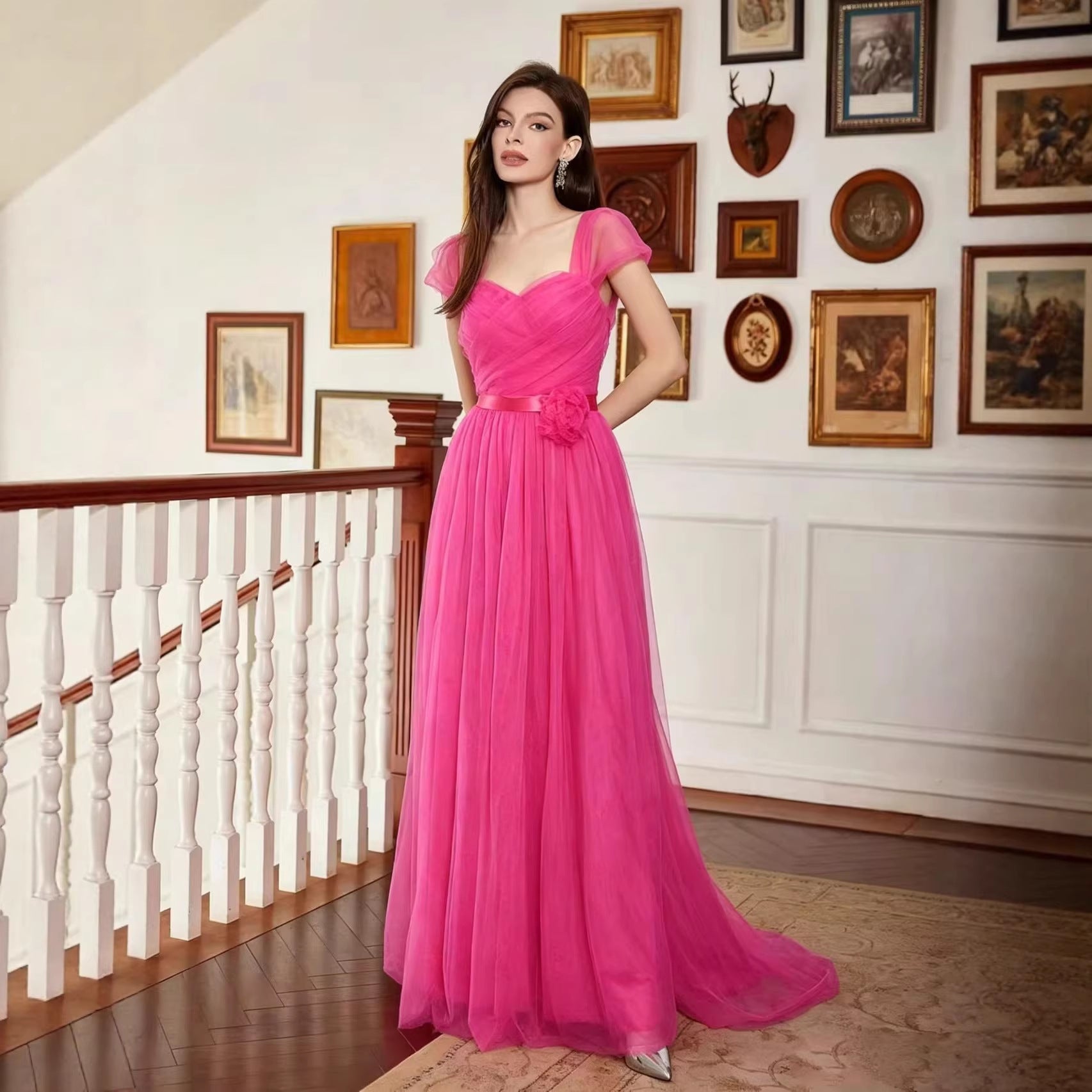 Cocktail Evening Gown Prom Women Dress Elegant Long