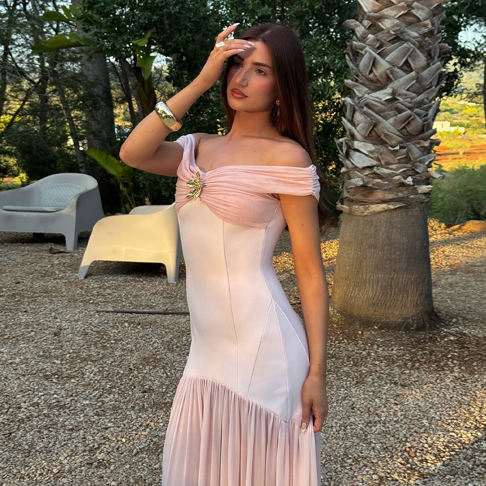 Paris Maxi Dress-Pink