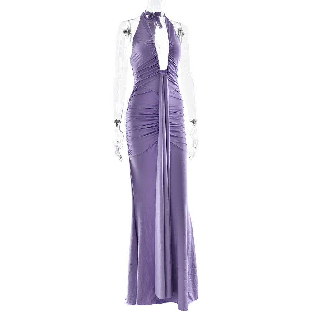 Aster Maxi Dress - Purple