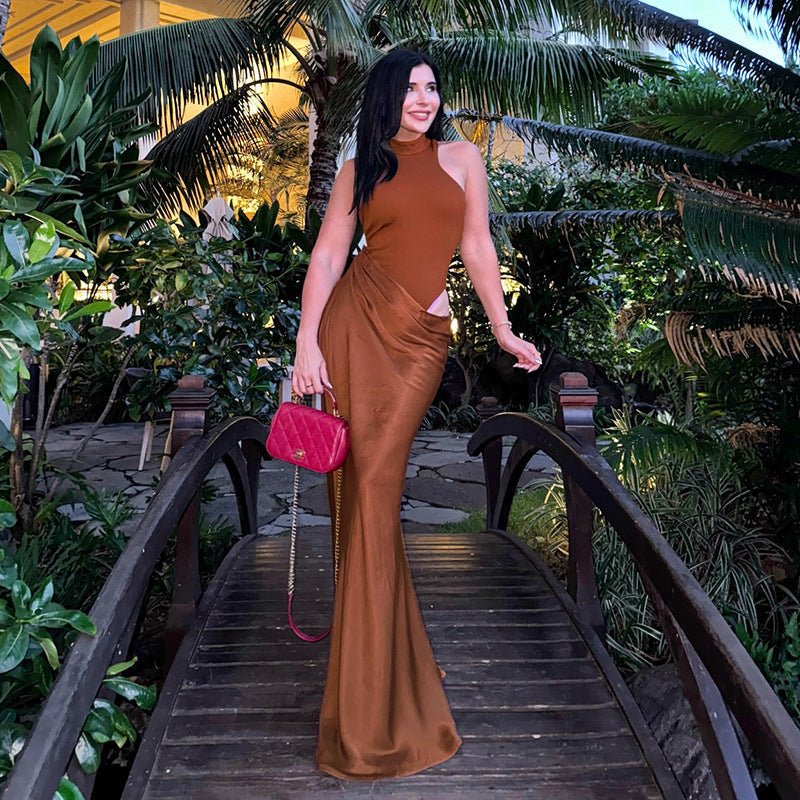 Coco Maxi Dress - Brown