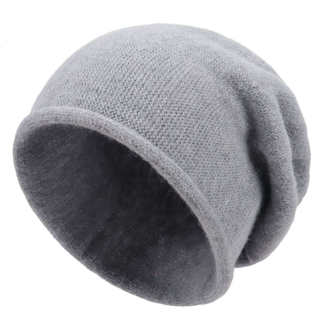 Slouchy Ribbed Knit Beanie