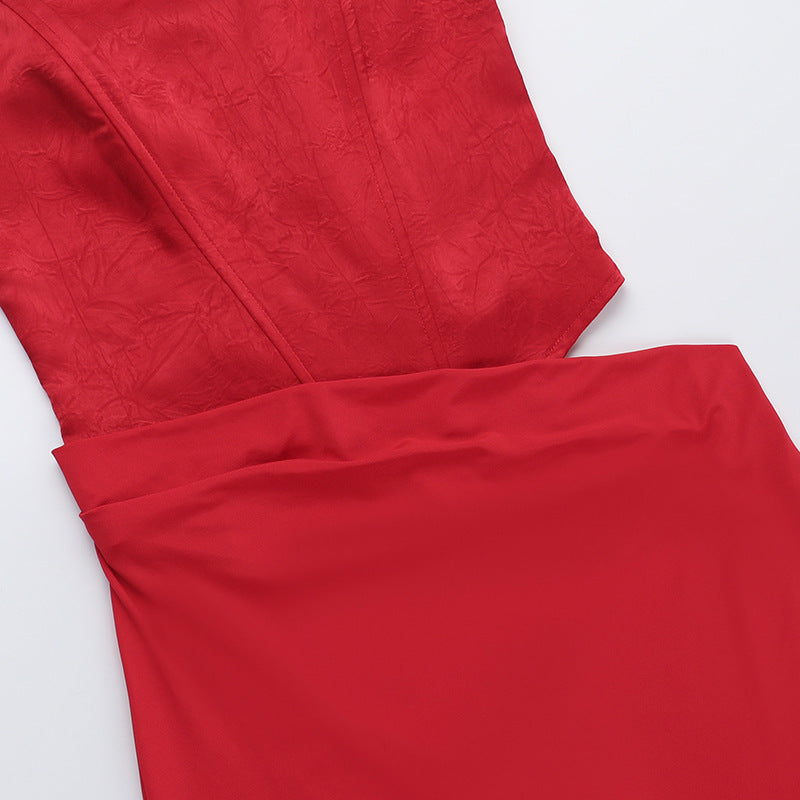 Tess Maxi Dress - Red