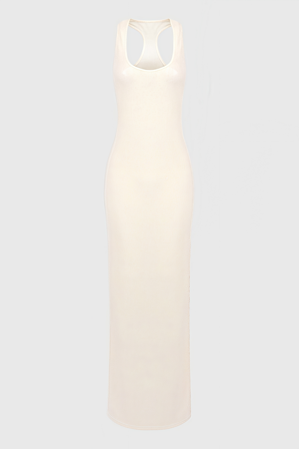 Scoop Neck Sleeveless Sequin High Split Column Maxi Dress 5