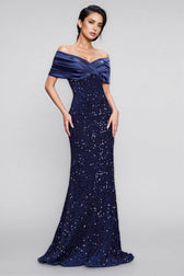 Meli Sequin Fishtail Maxi Dress - View 2