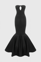 Hagad Bustier Skinny Fishtail Maxi Dress - View 4
