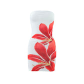 Floral Strapless Bodycon Mini Dress 6