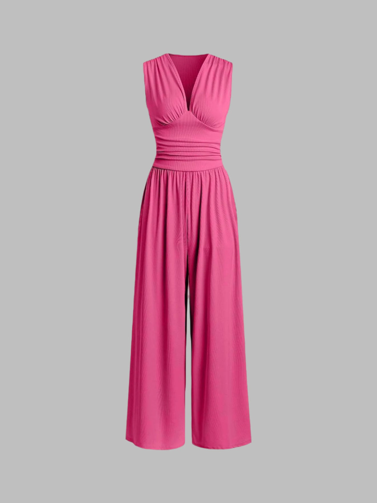 Charity – Sleeveless Wide-Leg Jumpsuit