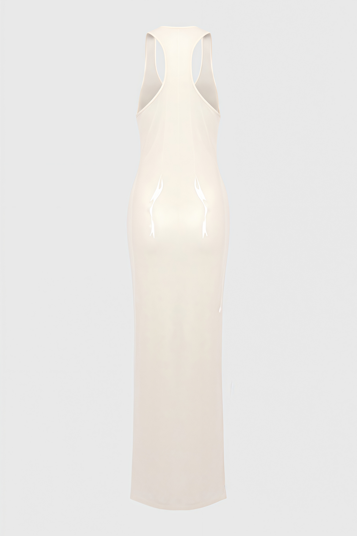 Scoop Neck Sleeveless Sequin High Split Column Maxi Dress 6