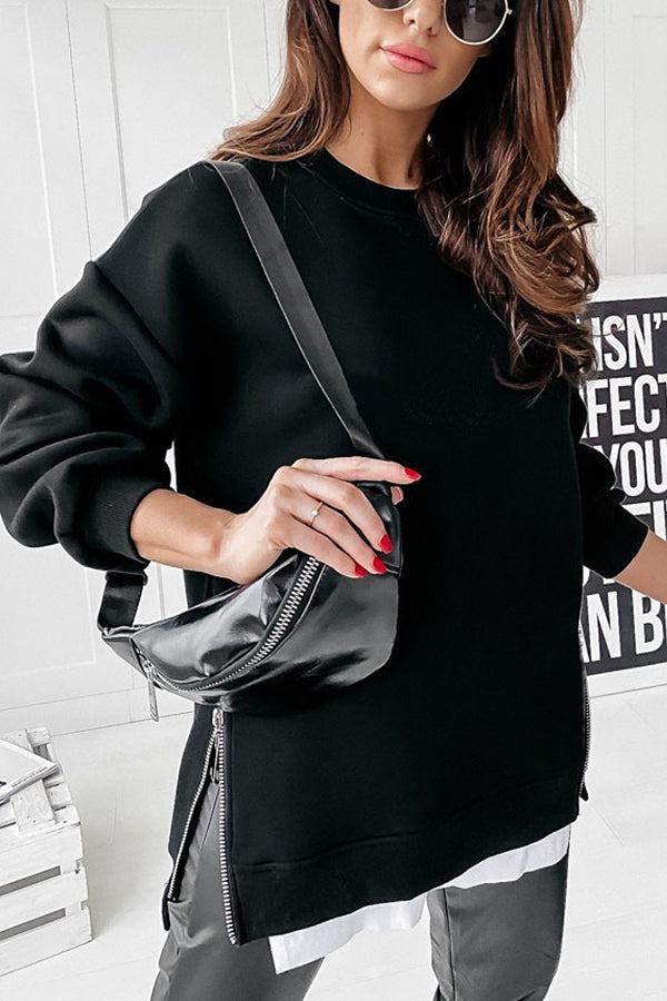 Elite Season Side Zipper Sweatshirt