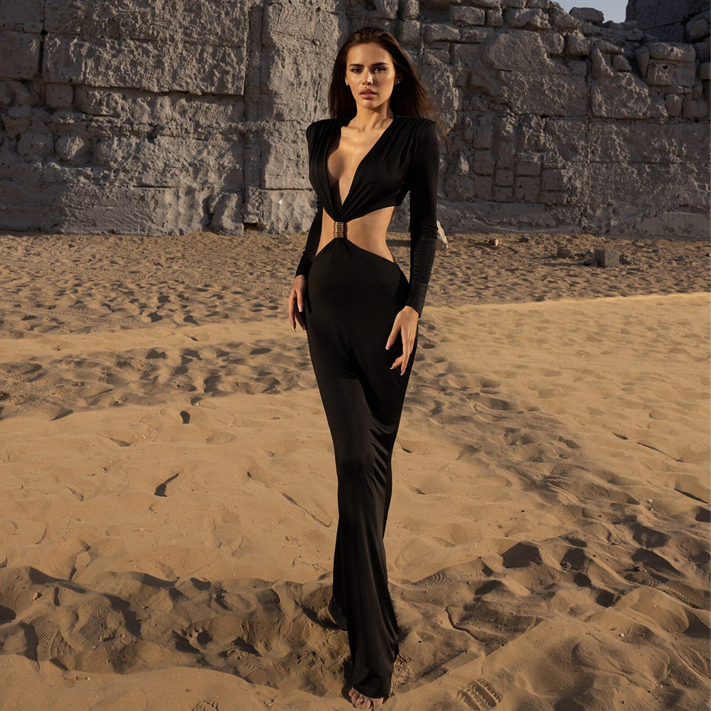 Lavinia Maxi Dress - Black