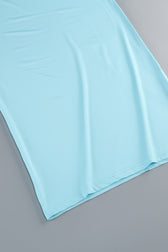 Abrife Blue Sheer Mesh Maxi Dress - View 7