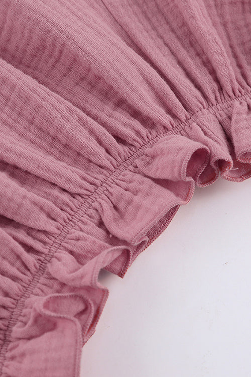 Off Shoulder Ruched Crop Top Pants Sets