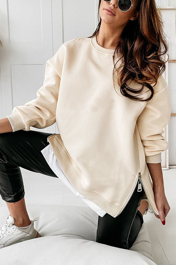 Elite Season Side Zipper Sweatshirt