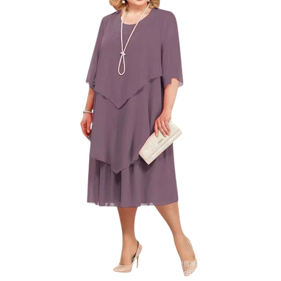 Aurora Grace | Layered Dress Purple