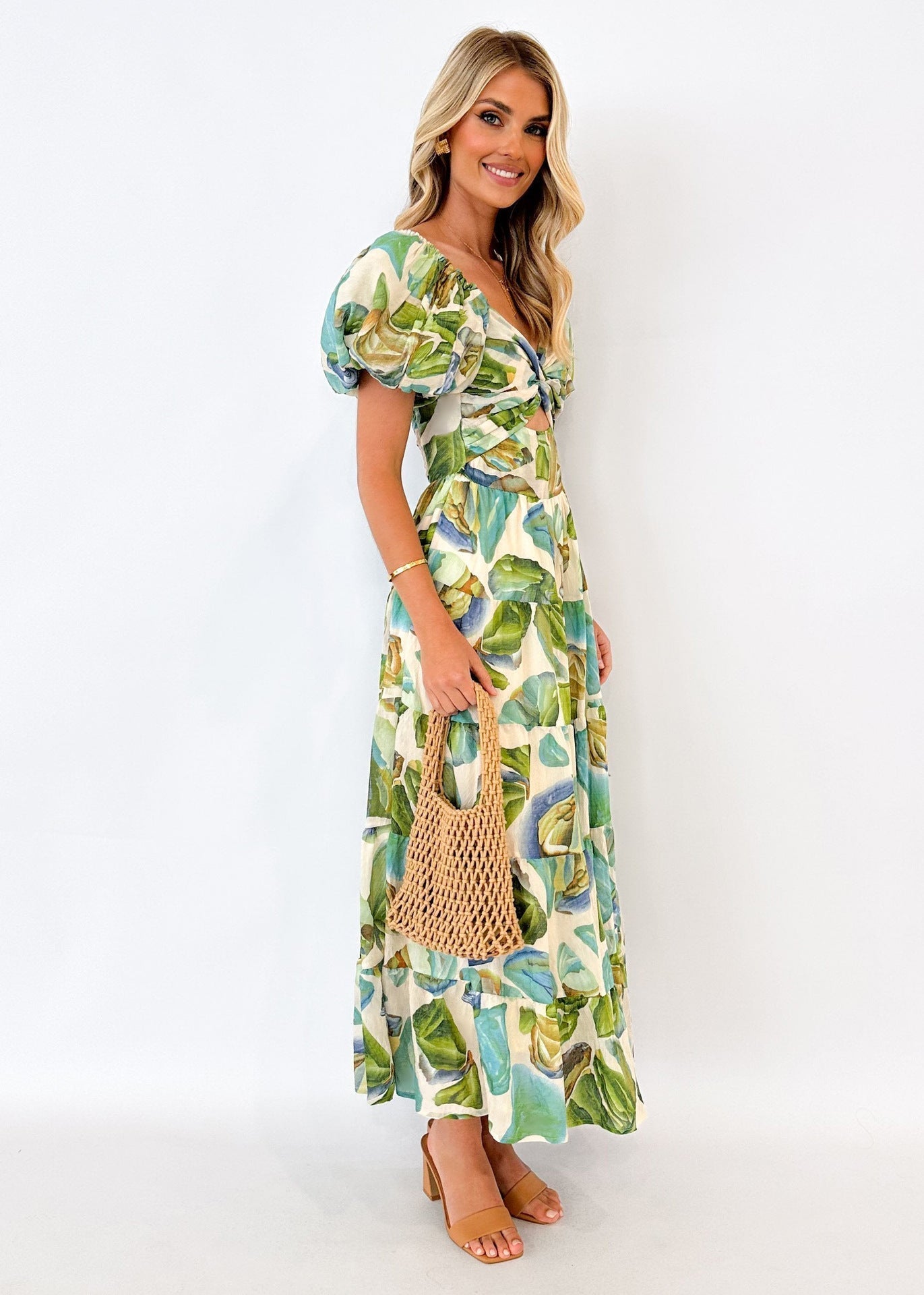 Emily Exclusive Dress with Puff Sleeves Boutique Collection