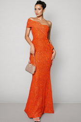 Niala Sleeveless Sequin Fishtail Maxi Dress - View 2