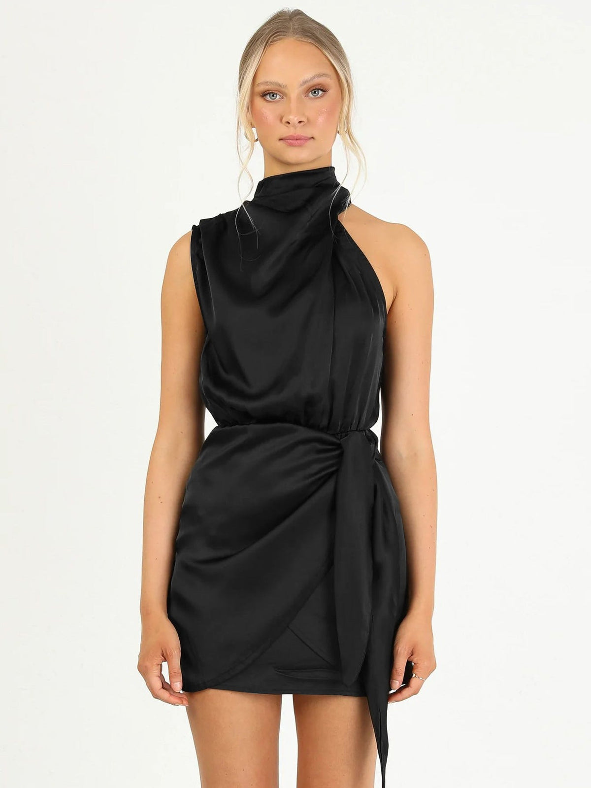 Chiffon Scoop Neck Spaghetti Strap Maxi Dress - View 13