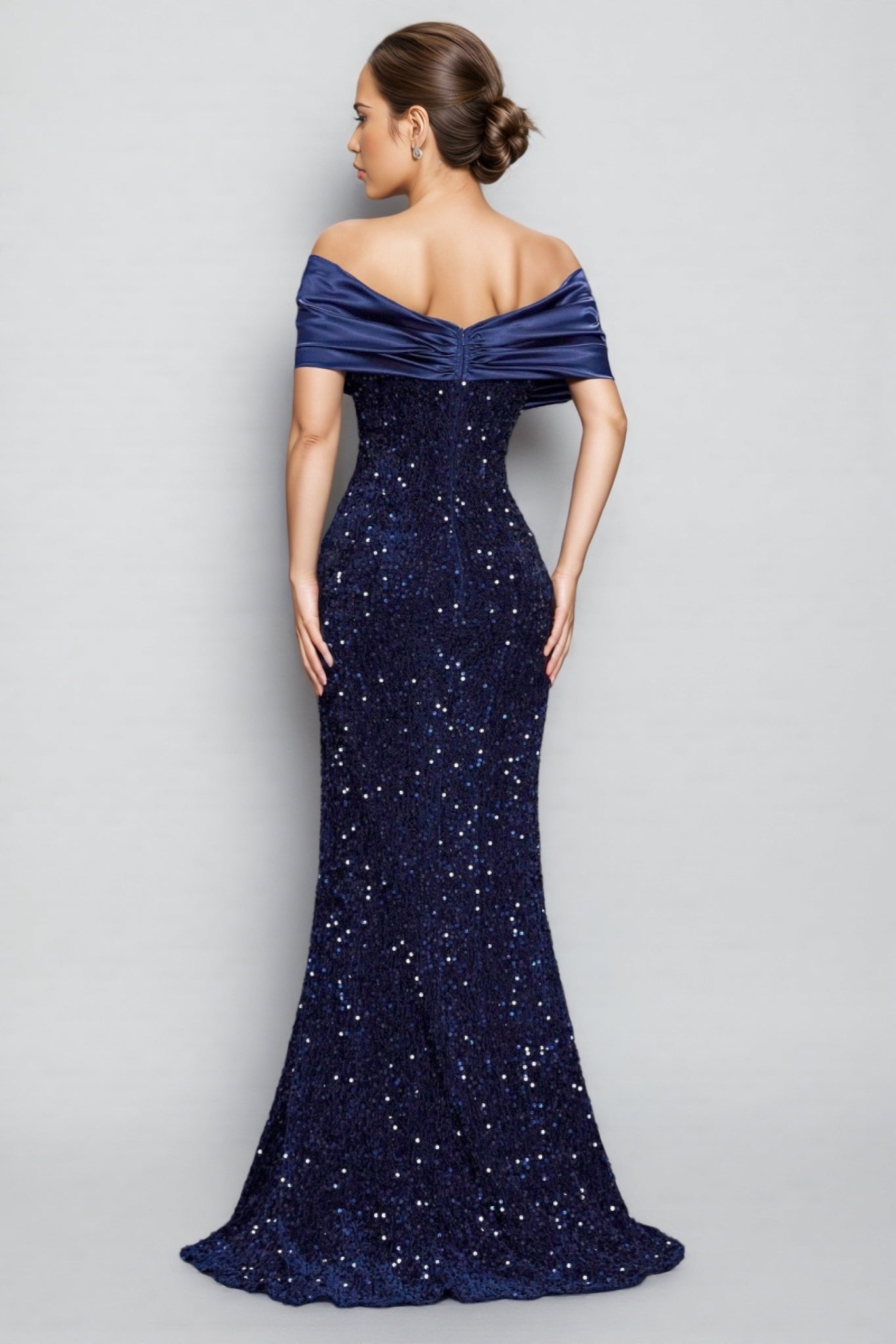 Meli Sequin Fishtail Maxi Dress - View 3